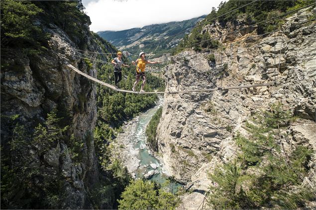 Via ferrata du diable chemin de la vierge à Aussois - Auvergne rhone alpes tourisme tristan shu