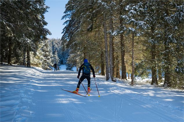 Le marais depuis La Praille - Piste verte de ski nordique - Jérôme Pruniaux - Agence ARGO - HautBuge