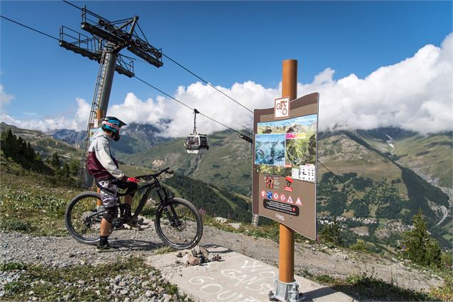 piste de VTT de descente Michael Pascal à Valloire - Alban Pernet / Valloire Tourisme