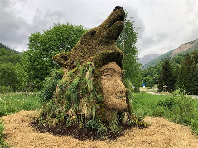 Sculpture végétale à Valloire - Pascal Delannoy