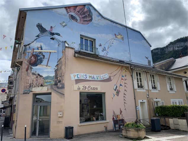 Fresques et murs peints - Peins ma ville Nantua - Maxime Michel