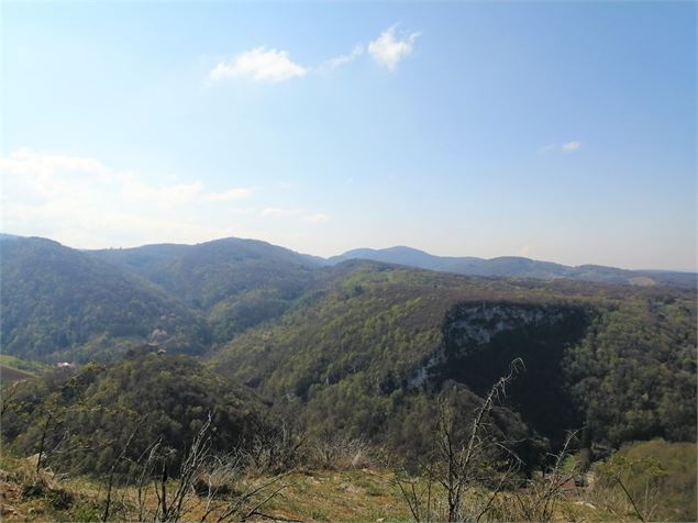 Panorama depuis les hauteurs de Jujurieux - FFRandonnée Ain