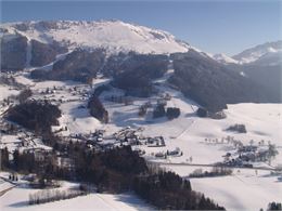 Vue générale du domaine skiable - Gilles Place