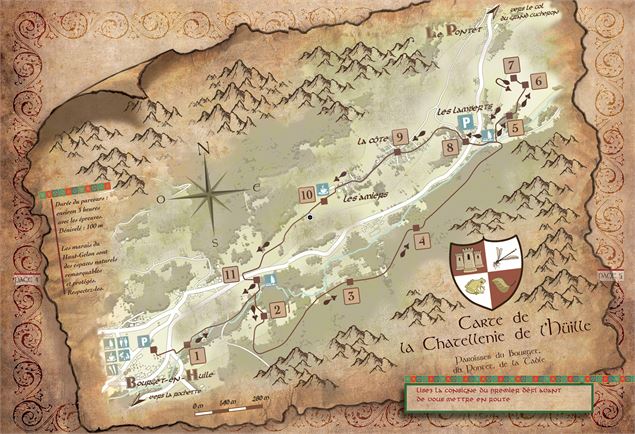Carte Marais du Gelon - OT Coeur de Savoie