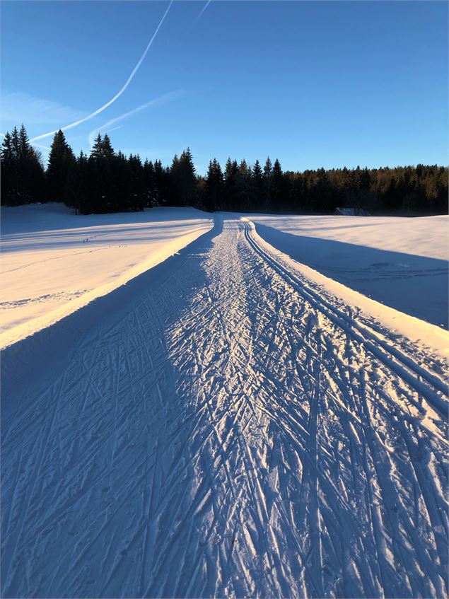 Piste de ski de fond de Lachat - © Valentin Rinaldi
