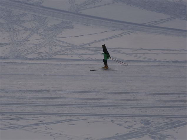 Skieur de fond à Lachat - OTVRGC