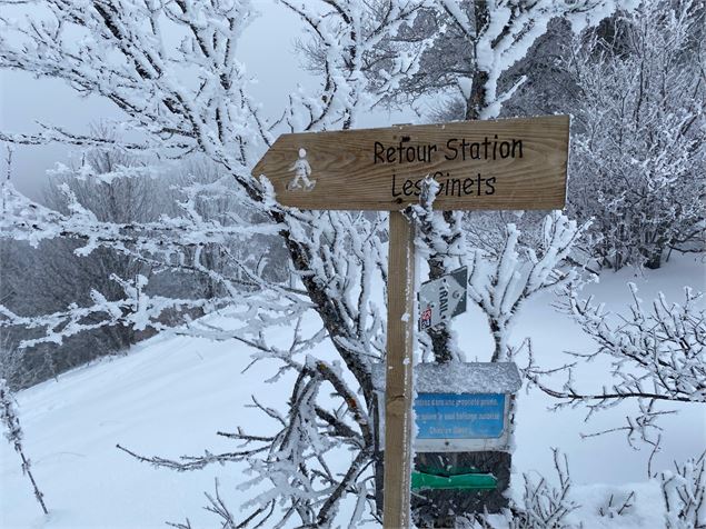 Point coté Pré conduit en hiver sous la neige - Laurent Madelon
