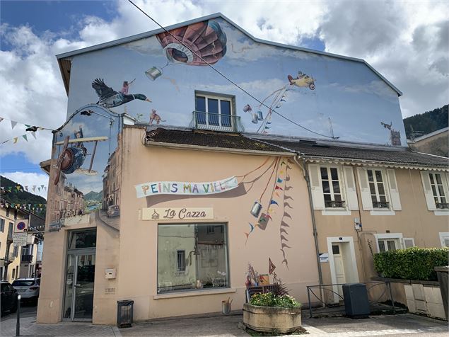 Fresques et murs peints - Peins ma ville Nantua - Maxime Michel