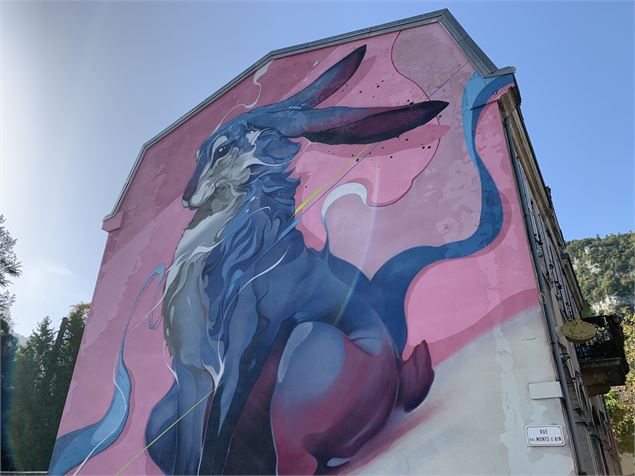 Fresques et murs peints - Avenue de la gare - Maxime Michel