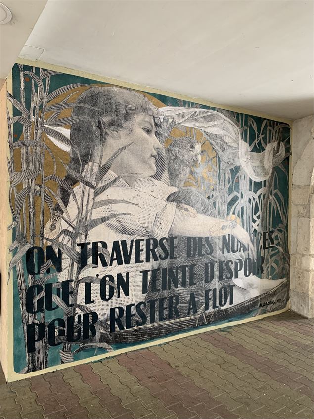 Fresques et murs peints - Rue de l'Hôtel de ville - Maxime Michel