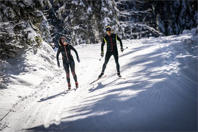 La Borne des 3 Cantons - Piste rouge de ski nordique - BenjaminBecker - ENJ