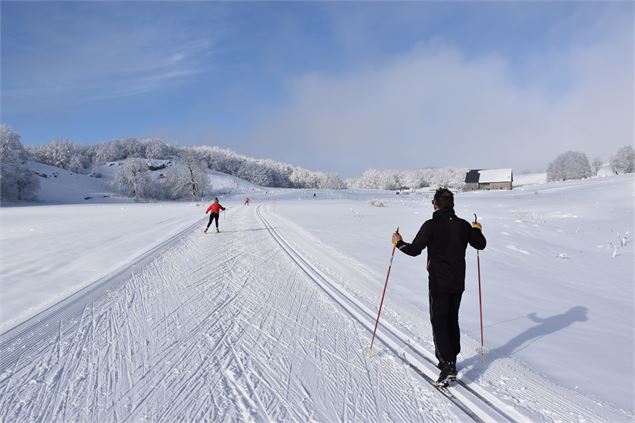 Ski de fond sur le Plateau de Retord - © M.Ballet