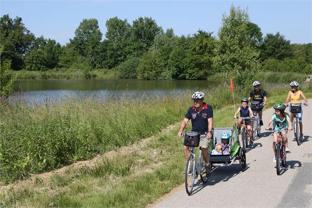 Circuit vélo au bord des étangs - Daniel Gillet