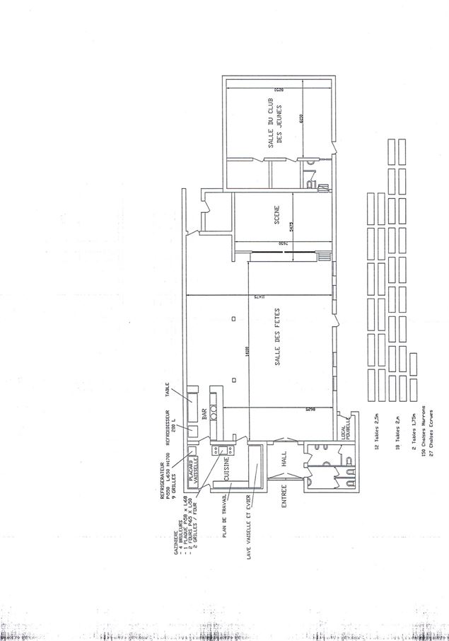 Plan de la salle - Mairie