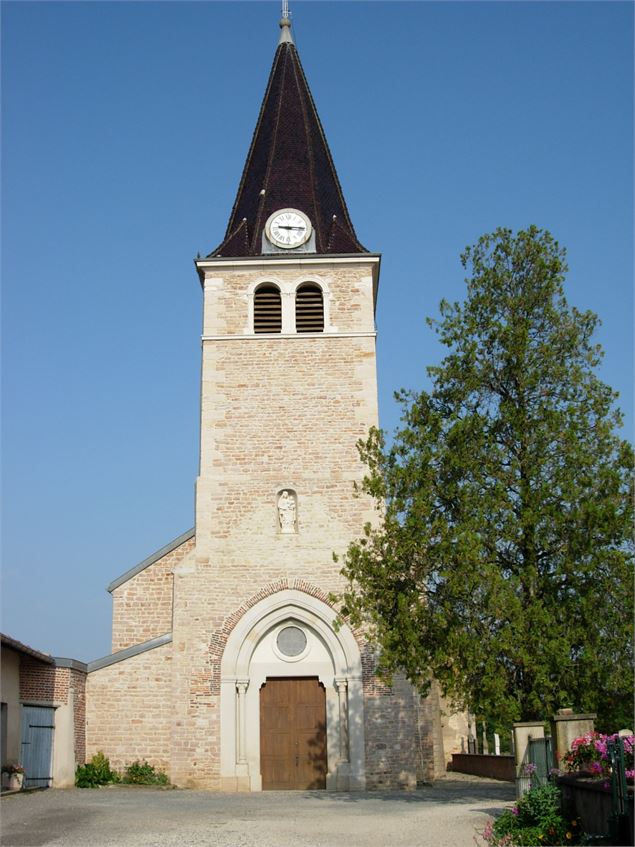 Eglise de Dommartin - Office de Tourisme Pays de Bâgé et de Pont-de-Vaux