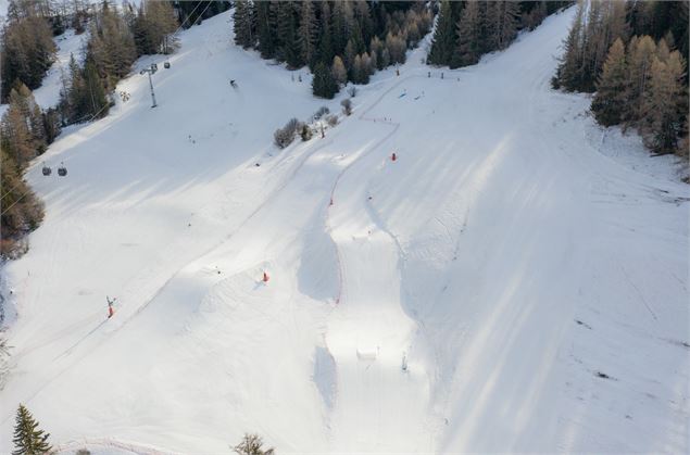 Le snowpark des Essarts à Val Cenis - OT HMV