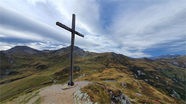 Croix du  berger - automne - La Plagne Vallée