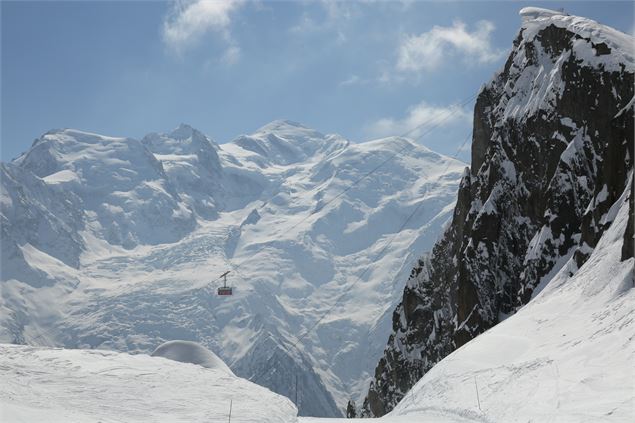 Téléphérique Brévent qui monte - OT Vallée de Chamonix-Mont-Blanc
