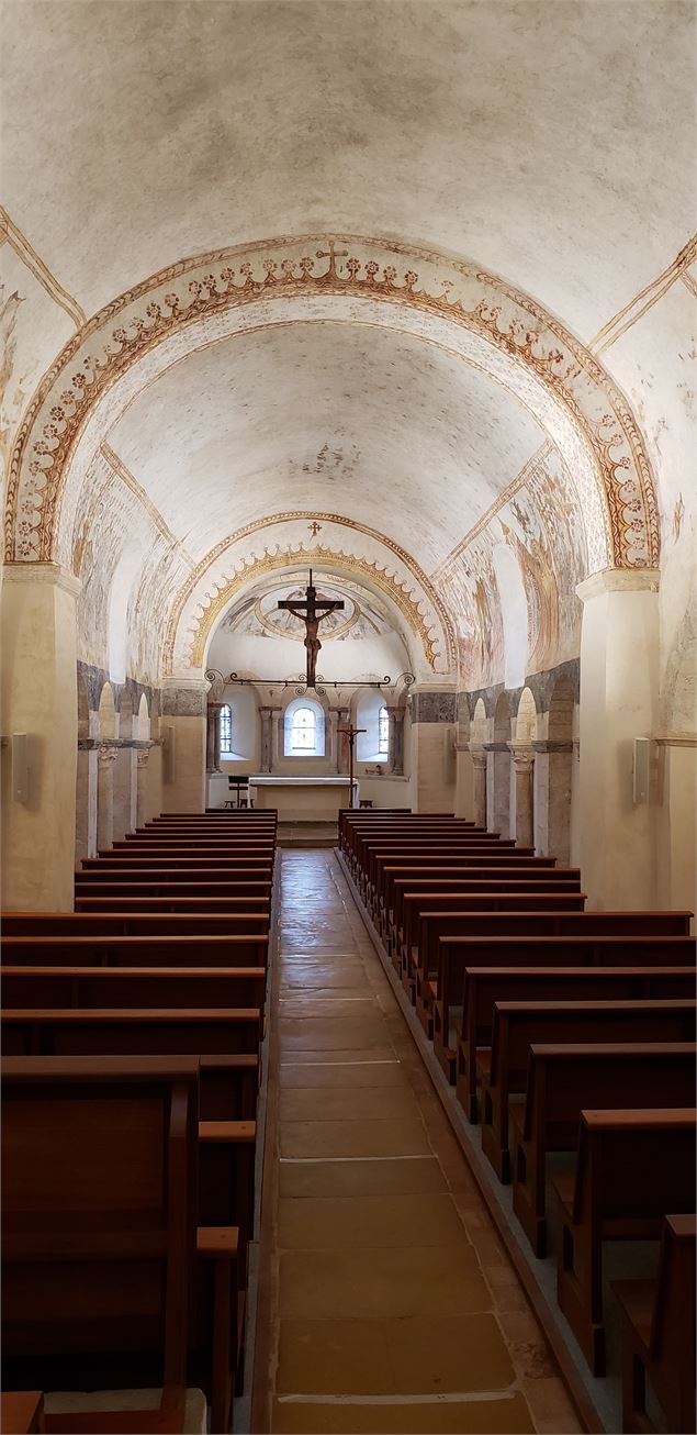 Intérieur Eglise de Saint-Maurice de Gourdans - Marilou Perino