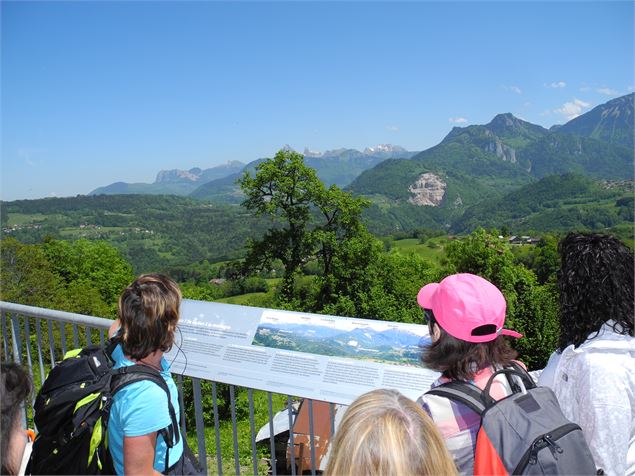 Belvédère de Réyvroz Géopark - Office de Tourisme des Alpes du Léman