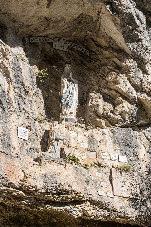 La Grotte Notre Dame de Lourdes - Yvan Tisseyre / OT Vallée d'Aulps