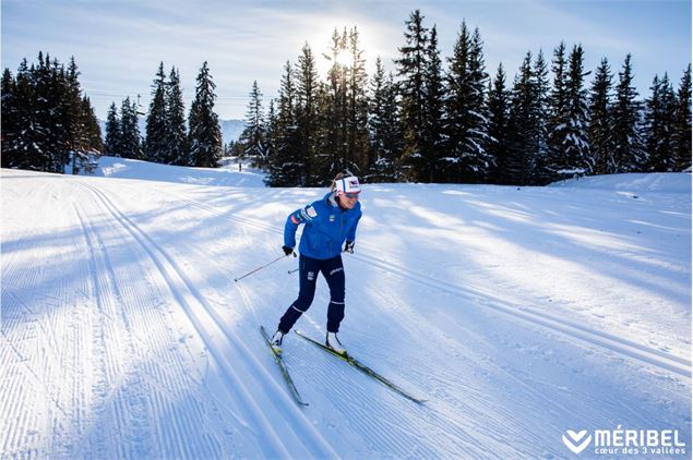 Skieur nordique aguerri - Sylvain Aymoz/Méribel Tourisme