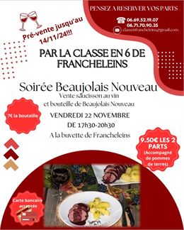 Soirée Beaujolais Nouveau_Francheleins