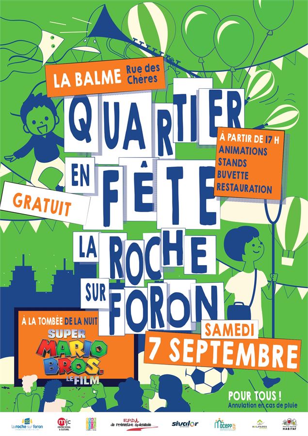 Quartiers en fête 7 septembre - Ville de La Roche-sur-Foron