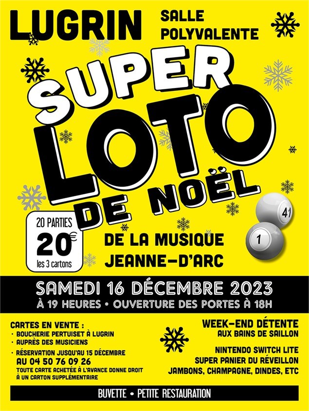 SUPER LOTO DE NOEL Lugrin