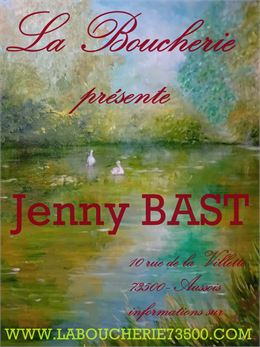 Jenny Bast exposition de peinture - la boucherie