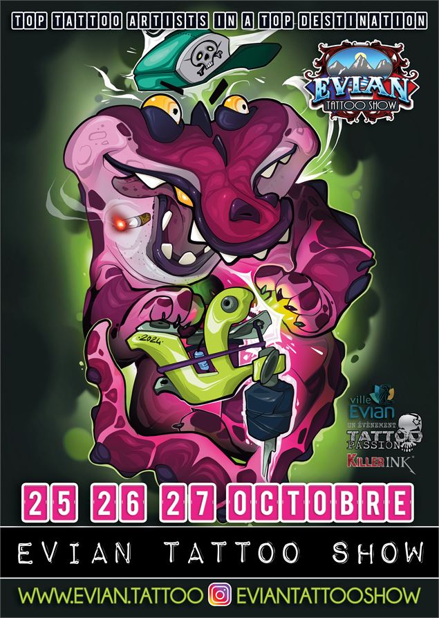 Affiche 2024 - Evian tattoo Show