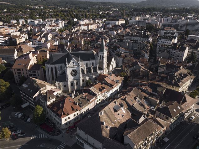 Thonon vue du ciel - Sémaphore Photographie