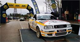 Rallye du Suran - Voiture sur podium - Vero