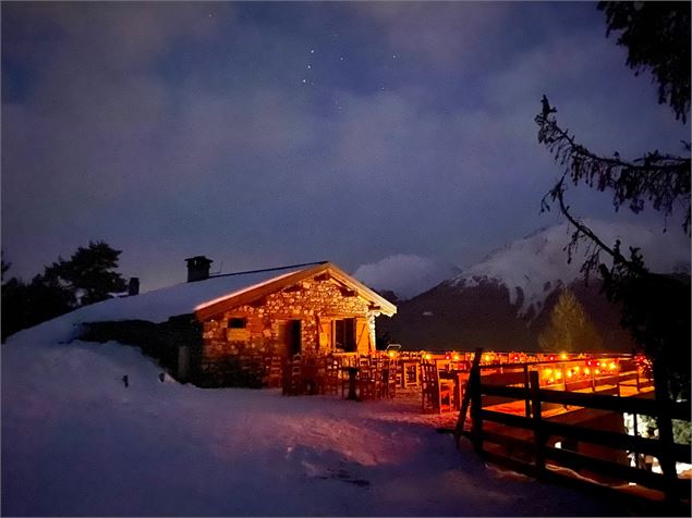 Soirée fondue clair de lune à Aussois - Refuge de l'Ortet