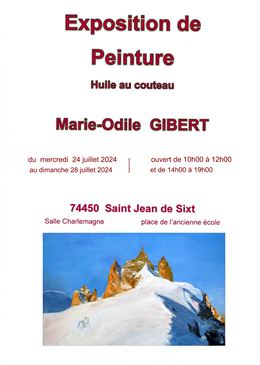 Exposition de peinture Marie Odile Gibert