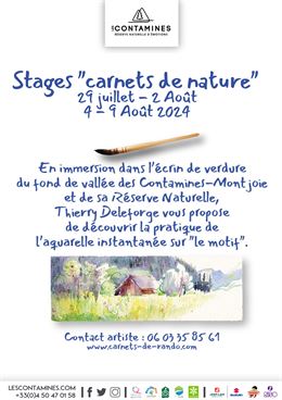 Stage "Carnets de nature" - Thierry Deleforge