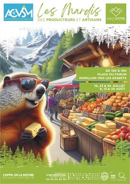 Marmotte qui fait son marché - Haut-Giffre Tourisme