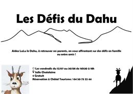 Affiche Défis du Dahu - Châtel Tourisme