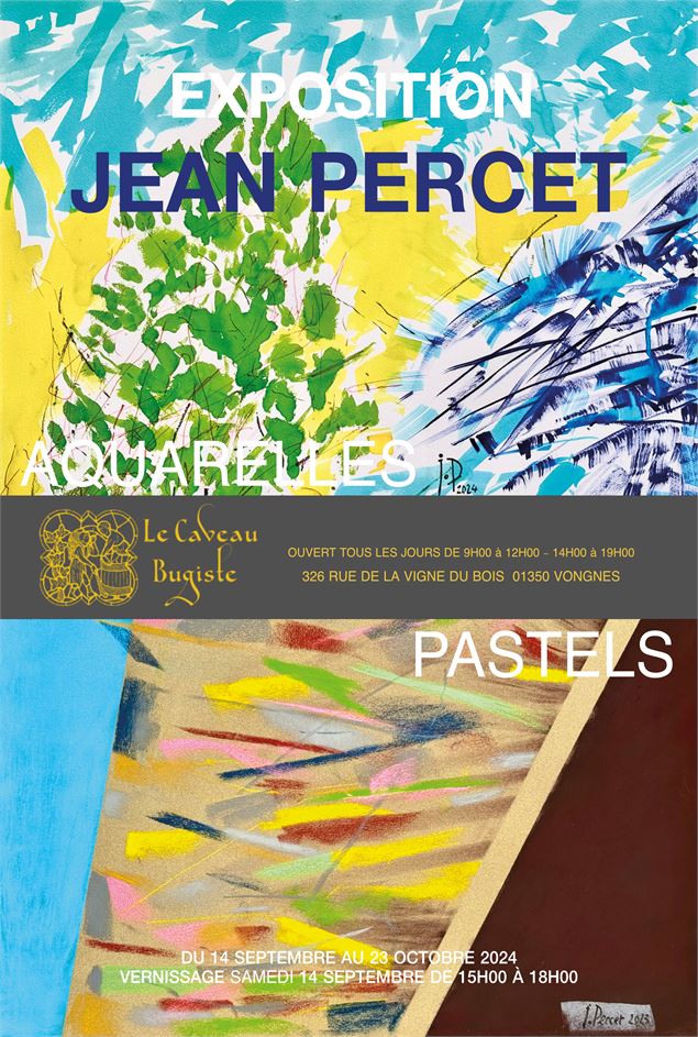 Aquarelles et pastels : exposition de Jean Percet - Patrick Frémont