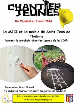 Chantier Jeunes - MJCi Les Clarines