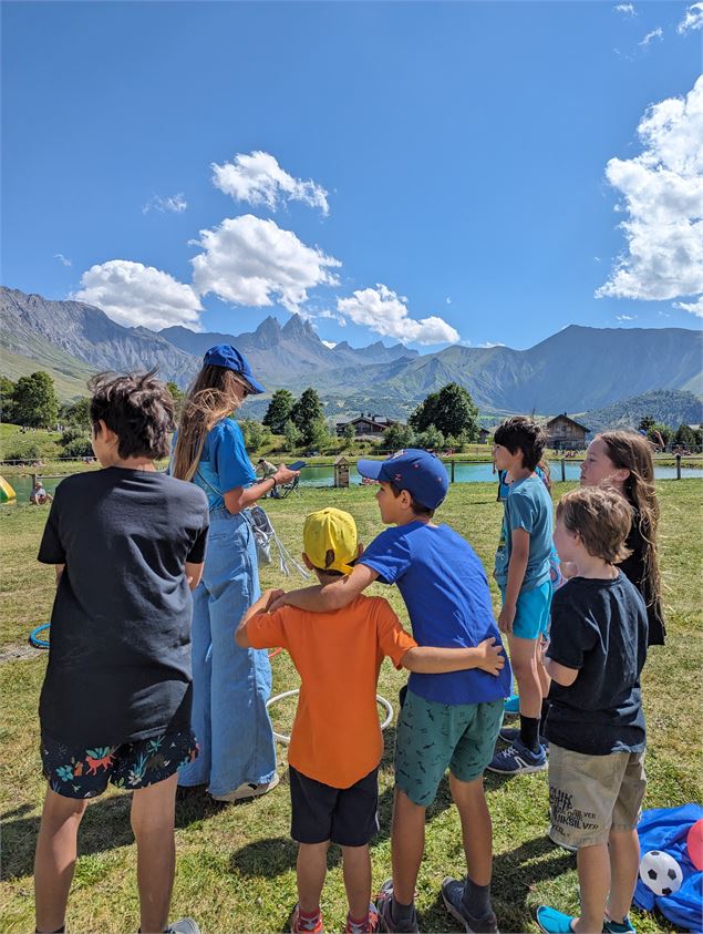 Jeux enfant au Col du Mollard - Albiez Animation