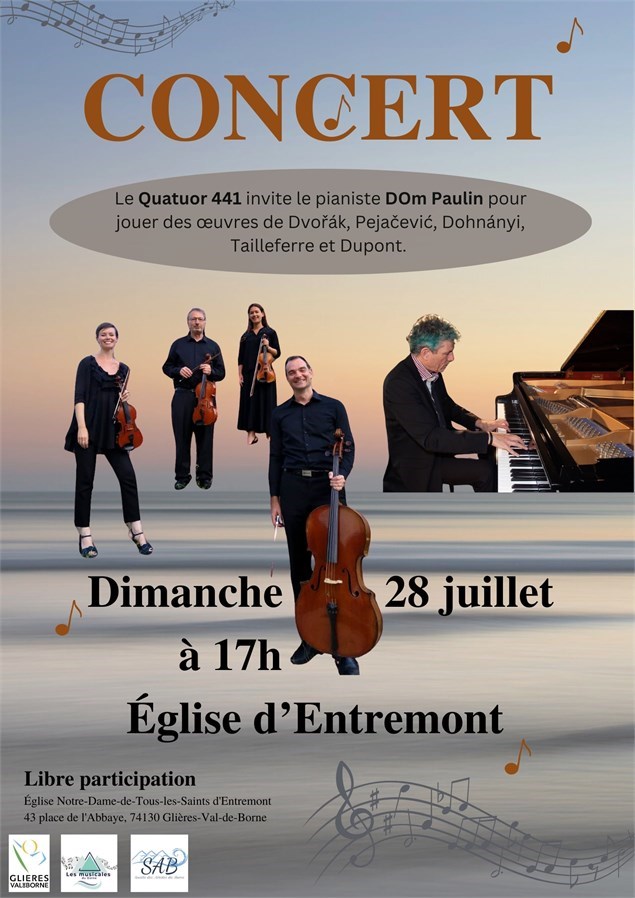 Quatuor à cordes et piano, l'alliance parfaite!