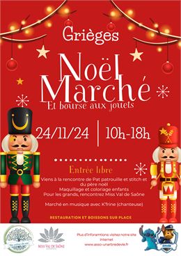 Affiche marché de noel - association un arbre de vie