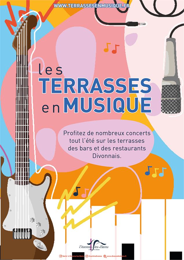 les terrasses en musique - service communication mairie