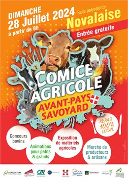 Affiche comice agricole Novalaise - Avant-pays savoyard