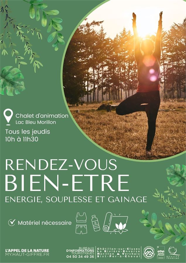 Rendez-vous Bien-Etre - Énergie, Souplesse et Gainage