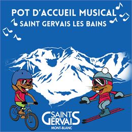 Pot d'accueil musical à Saint-Gervais