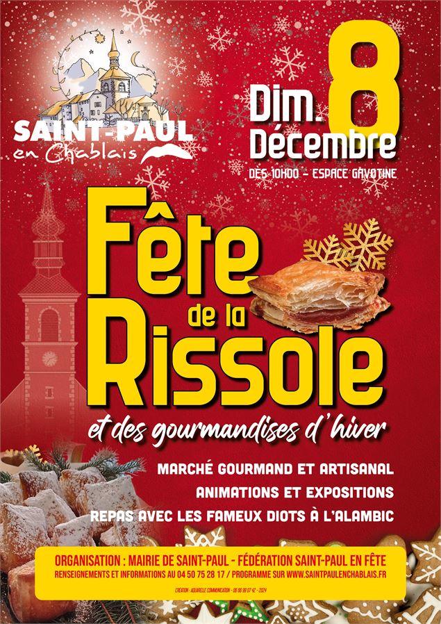 affiche de l'évènement - mairie de St Paul