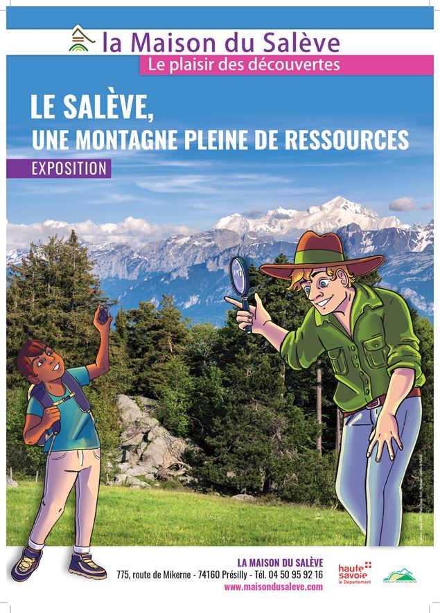 Affiche exposition - Maison du Salève