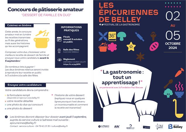 Les Epicuriennes de Belley - Festival de la gastronomie 